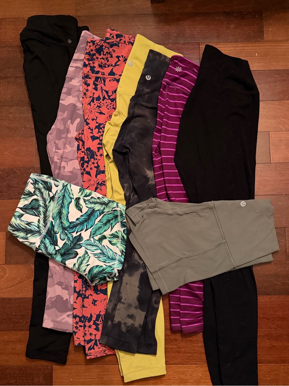 ✨10 Pairs• Lululemon•Athleta•Fleo & More Workout Leggings-Shorts Lot✨